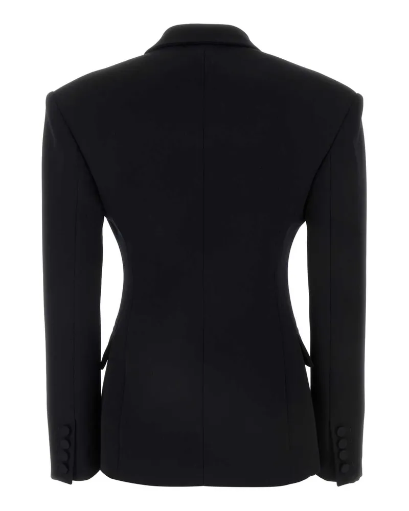 Valentino Garavani Women's Black Wool Blazer Nero Giacche E Gilet Jacket Black