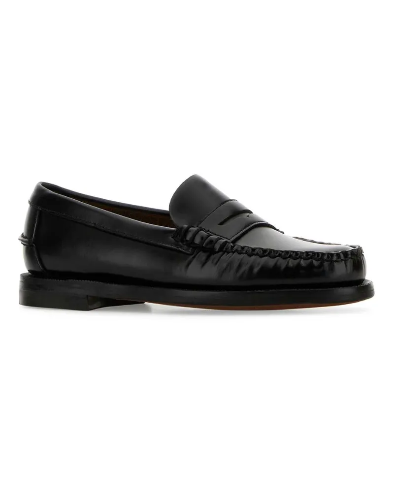 Sebago Leather Loafer — Black Black