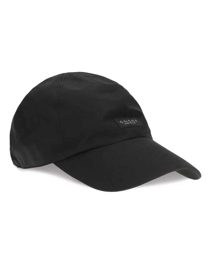 Gucci A004XJ4HBKR Logo-Embroidered Baseball Cap — Black Black