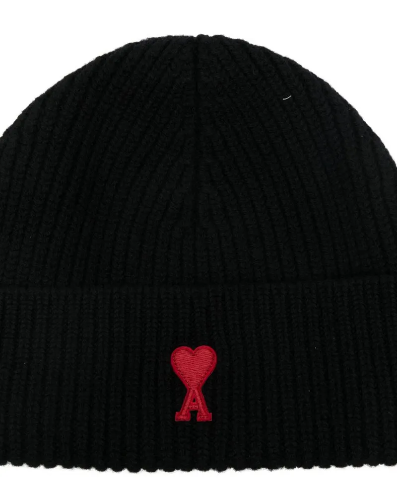AMI Paris Beanie — Black Black