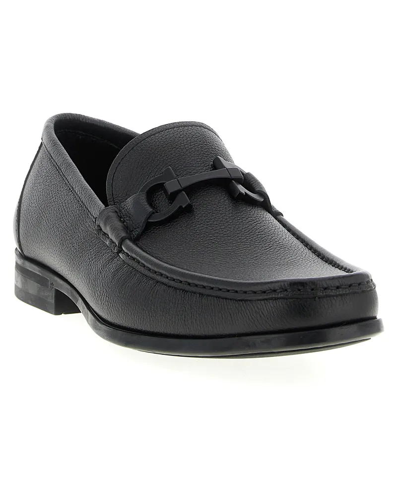 Ferragamo Grandioso 2 Loafers — Black Black