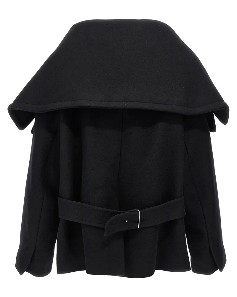 Jacquemus Le Caban Caruso Coat — Black Black