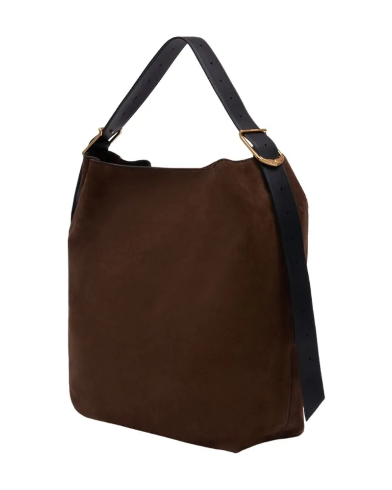 Zadig & Voltaire Women's Jane Shopper Bag -  Leather Brown Calfskin Shoulder-Hobo-Bags Brown