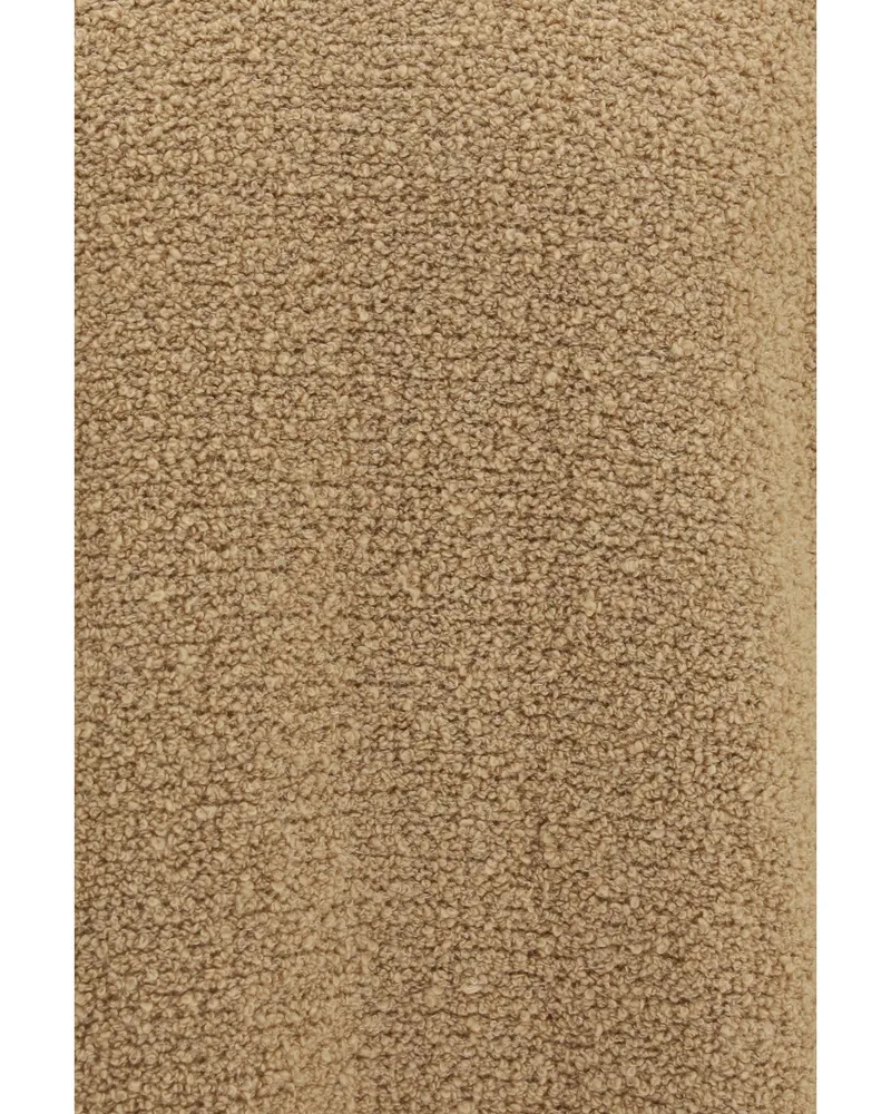 Laneus Men's Crewneck Sweater Camel Wool Beige