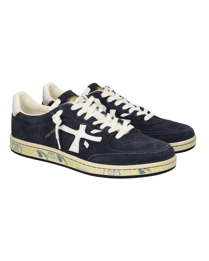 Premiata Bsktclay Sneaker — Blue Blue