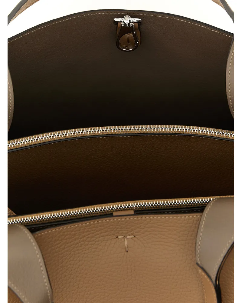 TOD'S T Timeless Shoulder Bag — Camel Camel