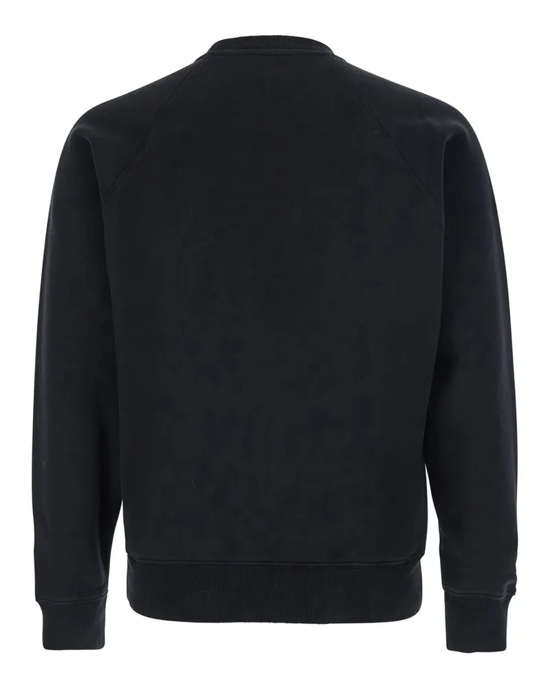 Tom Ford Men's Crewneck Sweatshirt Black Cotton Sweatshirts Sweater Black