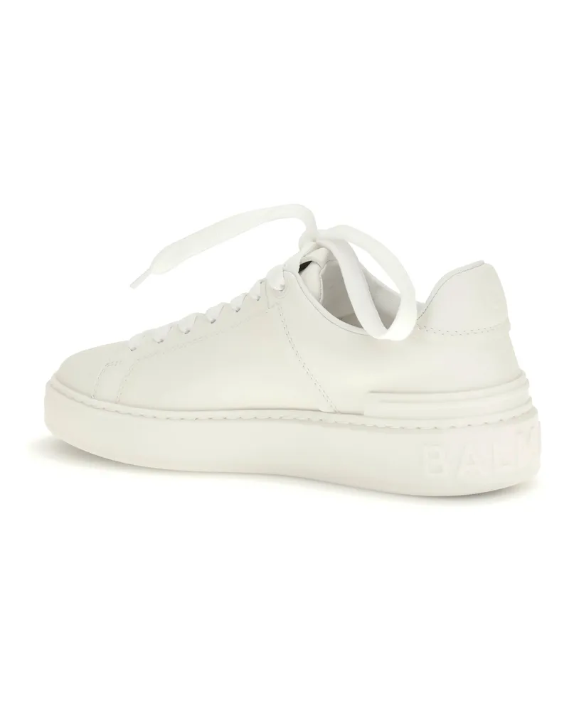 Balmain Women's Sneakers B-Court White Upper: Calf Leather Trainers White
