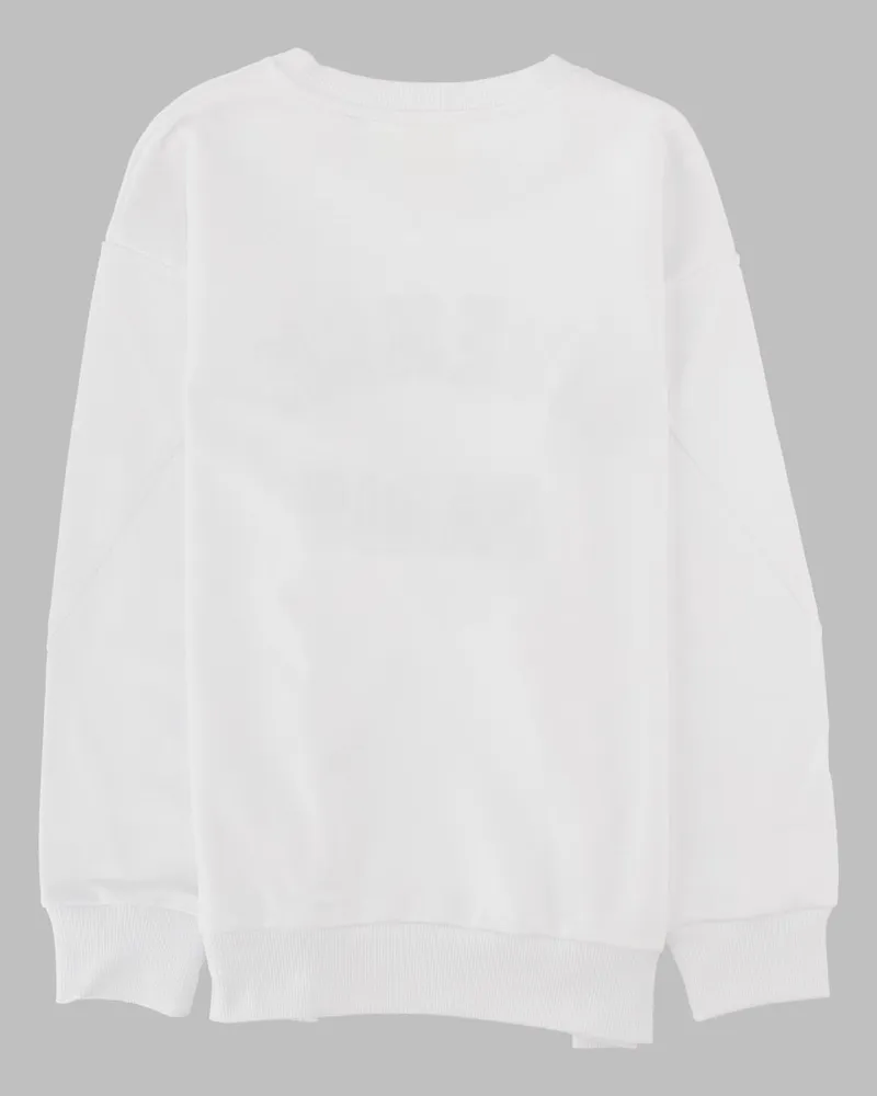 Givenchy Logo-Embroidered Cotton Sweatshirt — White White