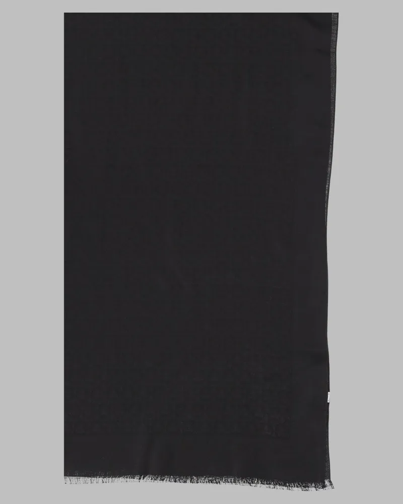 Ferragamo Gancini Stole — Black Black