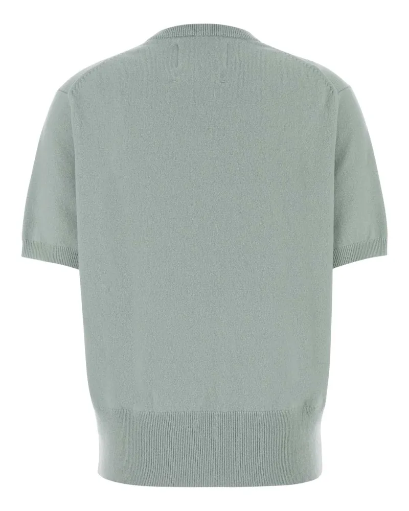 extreme cashmere Women's Pastel Light Blue Stretch Cashmere Blend Nâ°490 Sweater Glass Maglieria Green