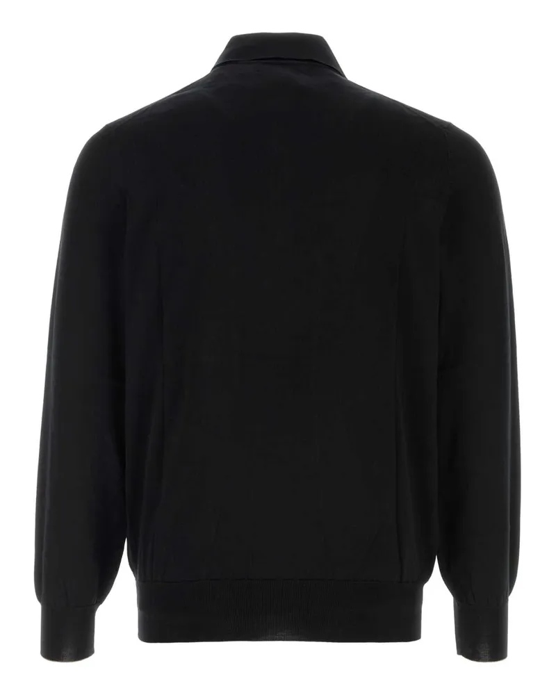 Brunello Cucinelli Men's Cotton Polo Shirt Black Black