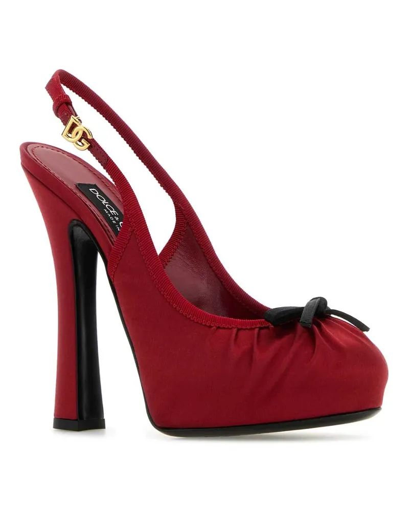Dolce & Gabbana Cg0927ad160 8s652 Rossorosso Scarpe Con Tacco High Heel Shoes Red