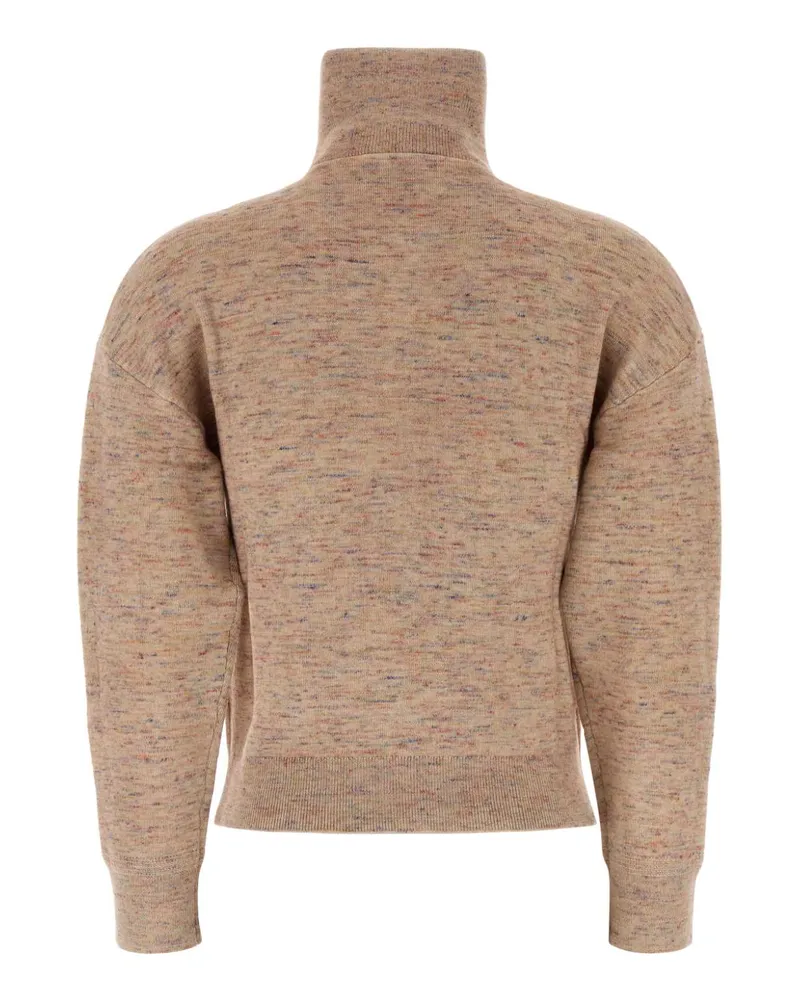 Étoile Isabel Marant Women's Multicolor Stretch Viscose Blend Koxy Cardigan Pink Maglieria Sweater Taupe