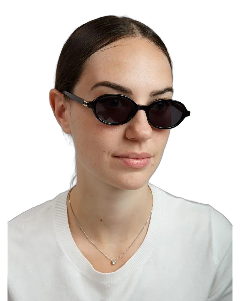 Furla Women's Sunglasses Glossy Black Acetate Eyewear Black