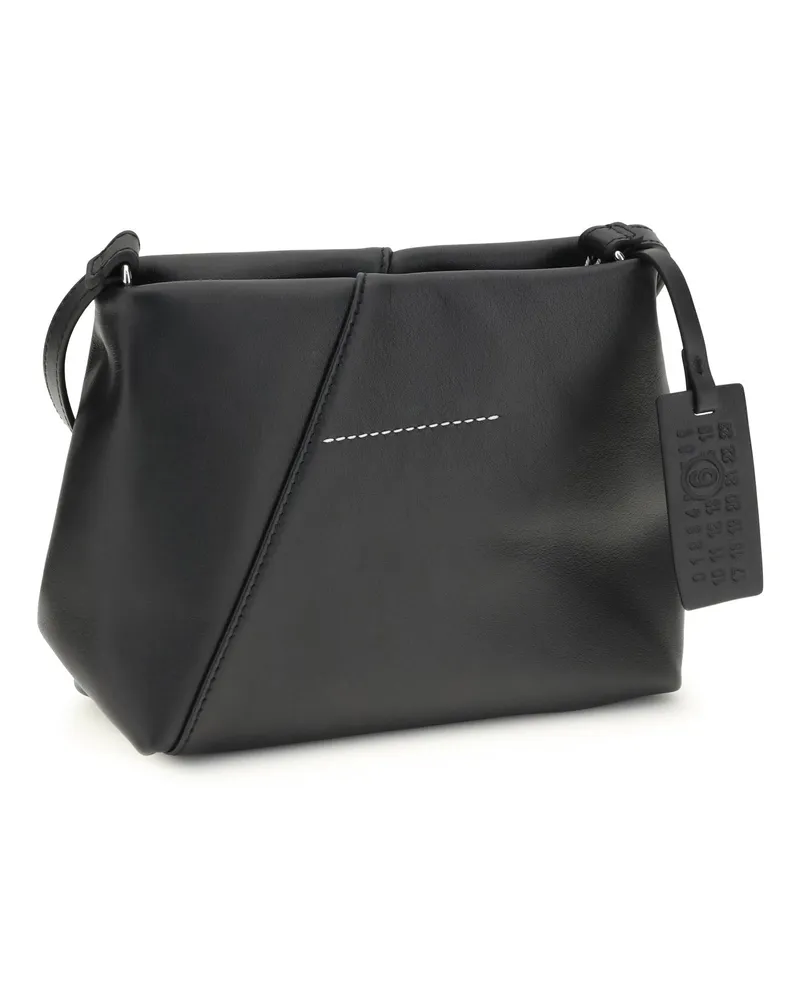Maison Margiela Calf Leather Shoulder Bag — Black Black