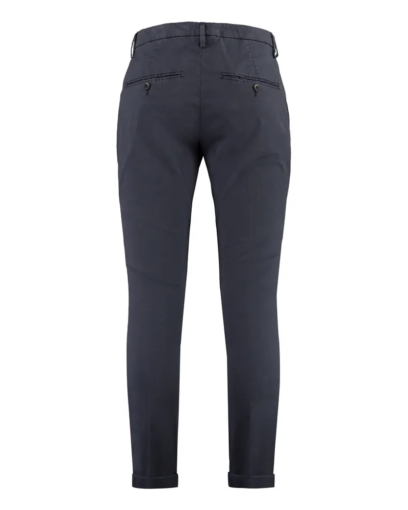 Dondup Men's Gaubert Cotton Chino Trousers Blue Chinos Blue