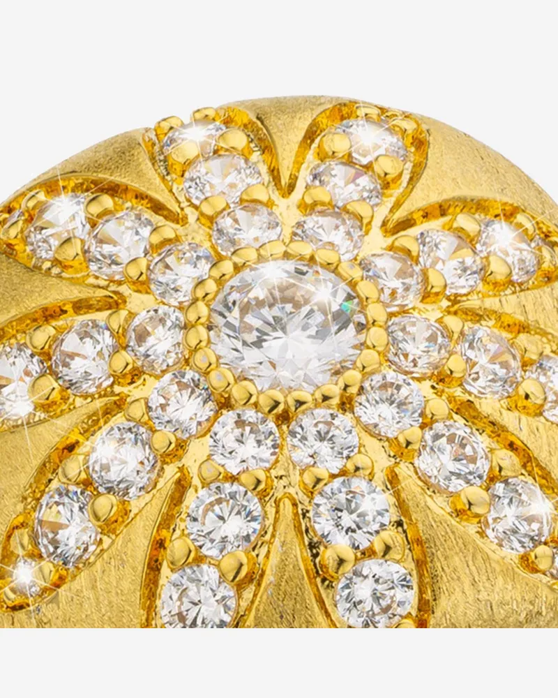 MYA BAY Women's Ring Flower California Gold Brass Gold