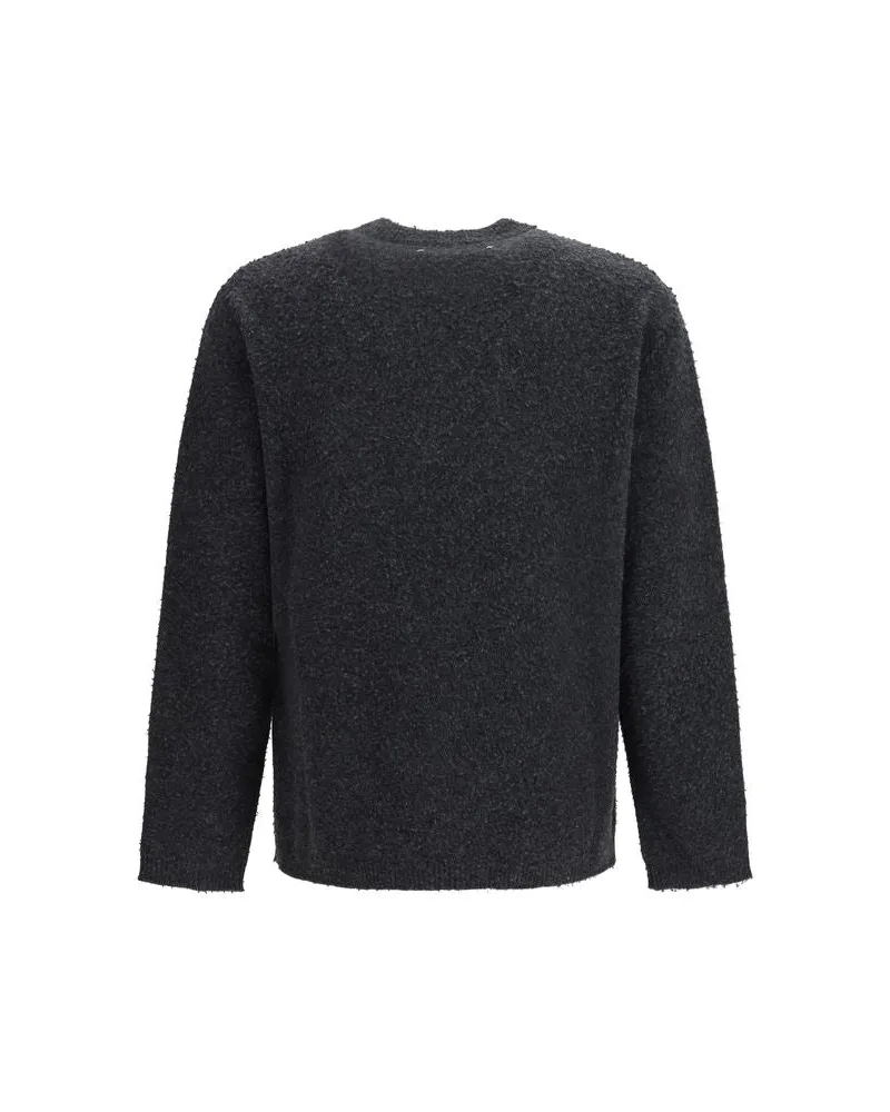 Golden Goose Men Gray Wool Oves Aries Sweatshirt Clothing Gray