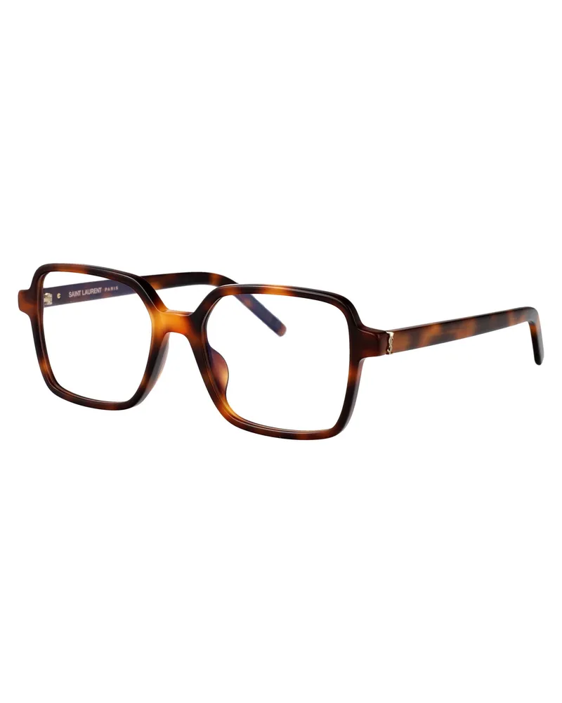 Saint Laurent Women's Sunglasses Slm139 Havana Acetate Havana-Havana-Transparent Glasses & Frames Havana/havana/transparent Havana