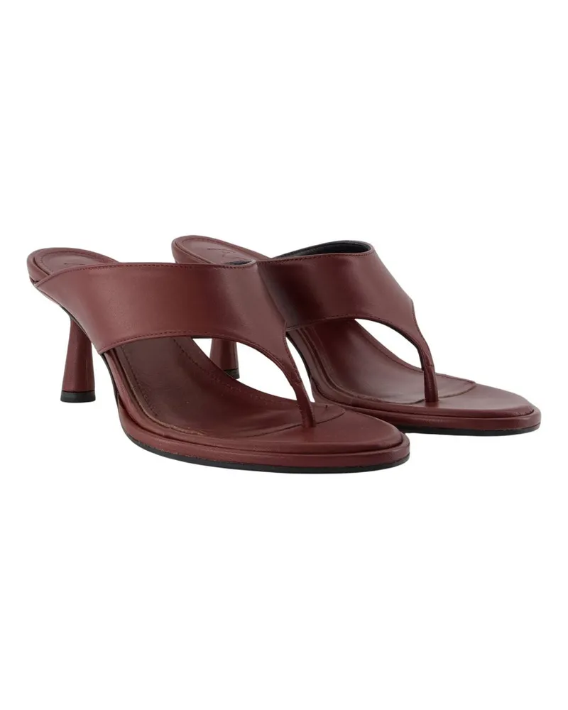 aeyde Women's Olenna Court Shoes -  Leather Bordeaux Burgundy Calfskin Pumps Burgundy