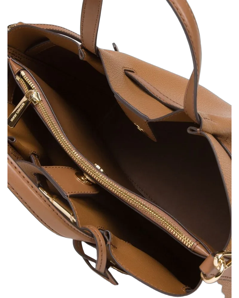 Michael Kors Women's Satchel Luggage Cowhide Satchel-bags Brown