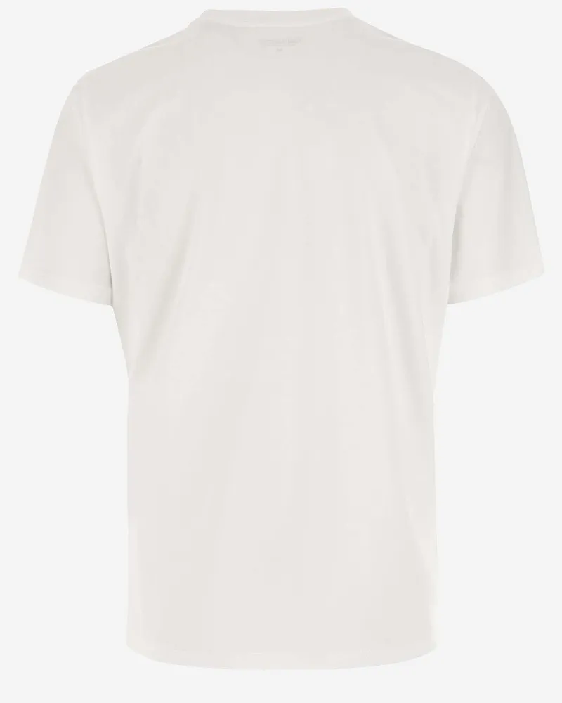 Carhartt WIP Men Cotton T-Shirt With Logo White T-Shirts And Polos White