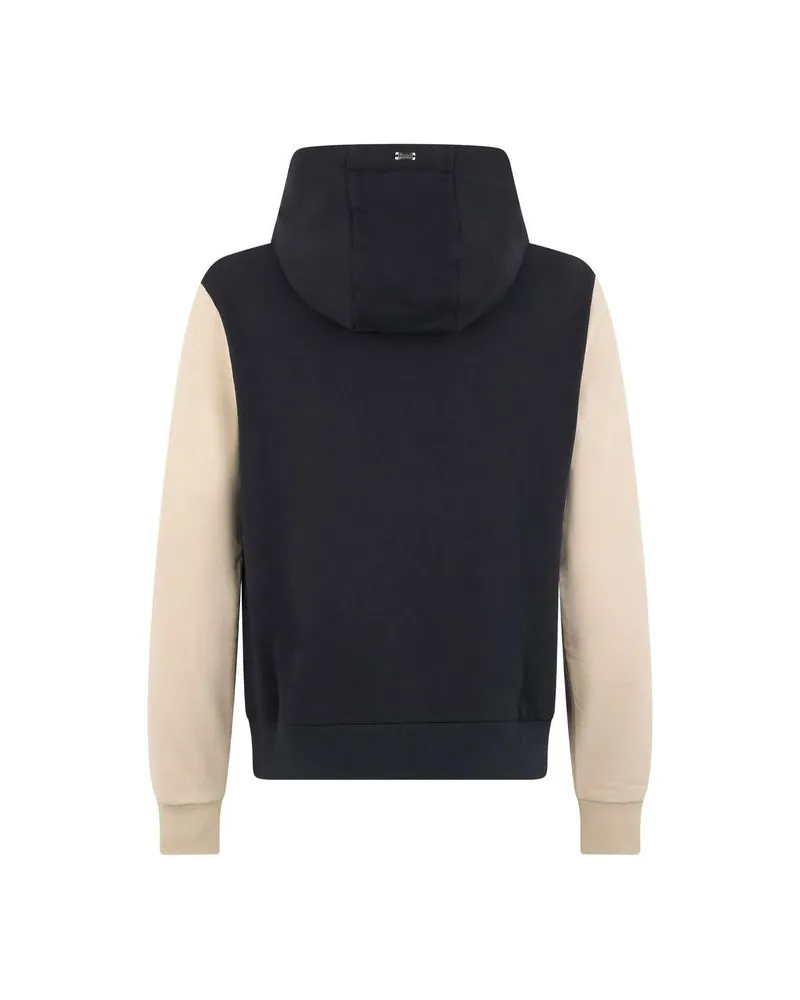 Herno Men's Blue Cotton Sweatshirt Clothing Black