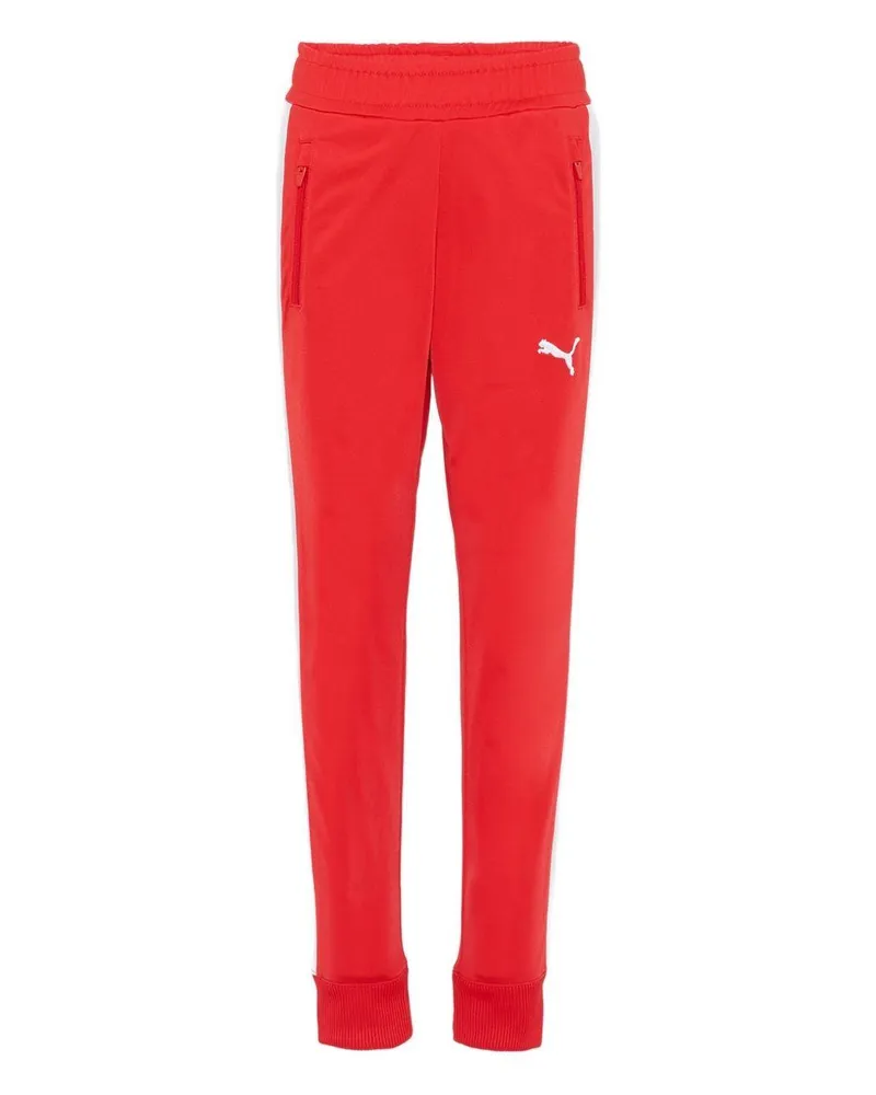 Puma Kids Trousers With Zip Pockets Red Recycled Polyester Red