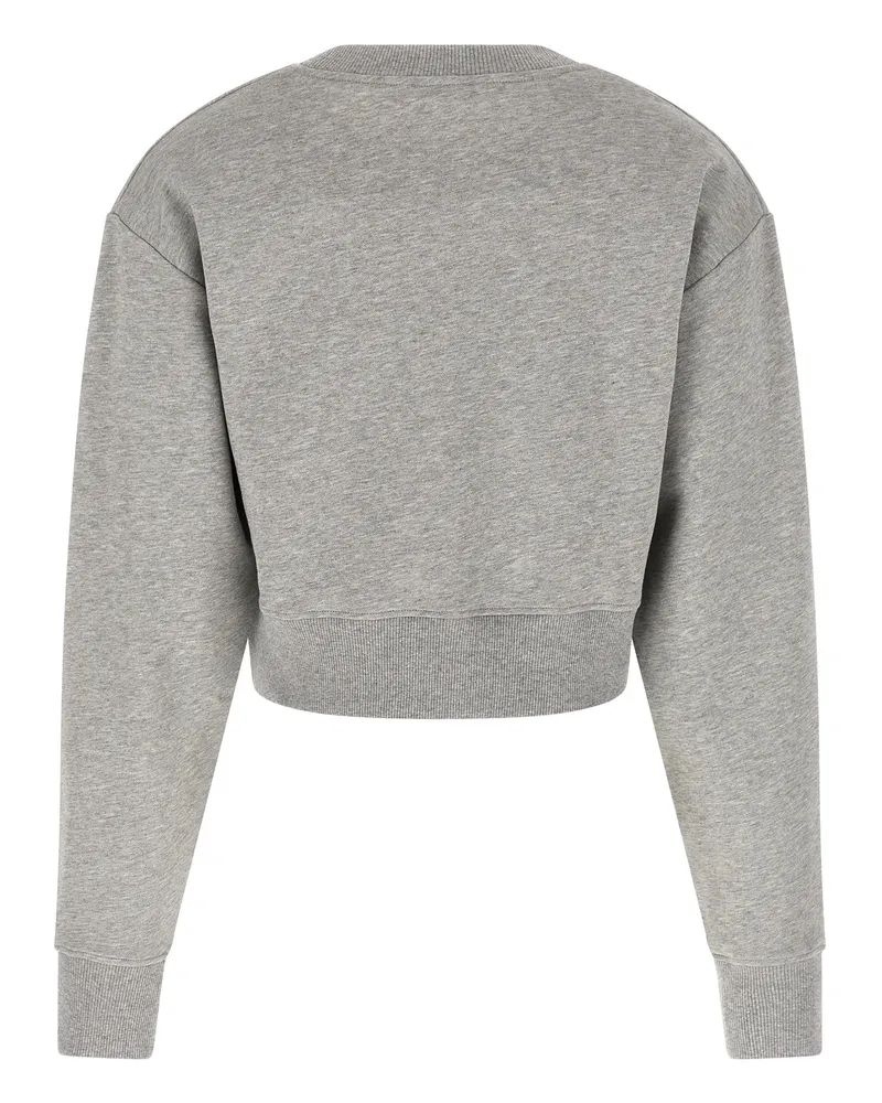Balmain Women's Gray Cotton Sweatshirt Clothing Gray