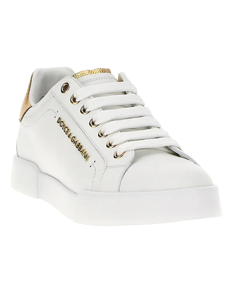 Dolce & Gabbana Portofino Sneaker — White White