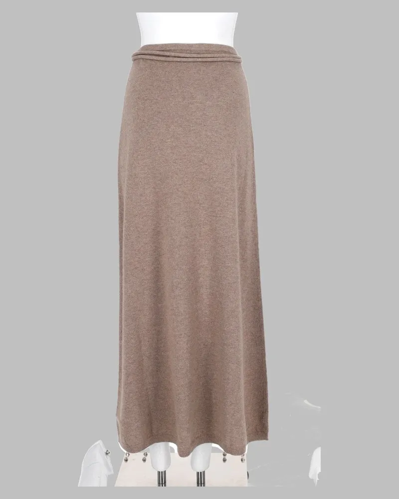 Max Mara Oggi Skirt — Beige Beige