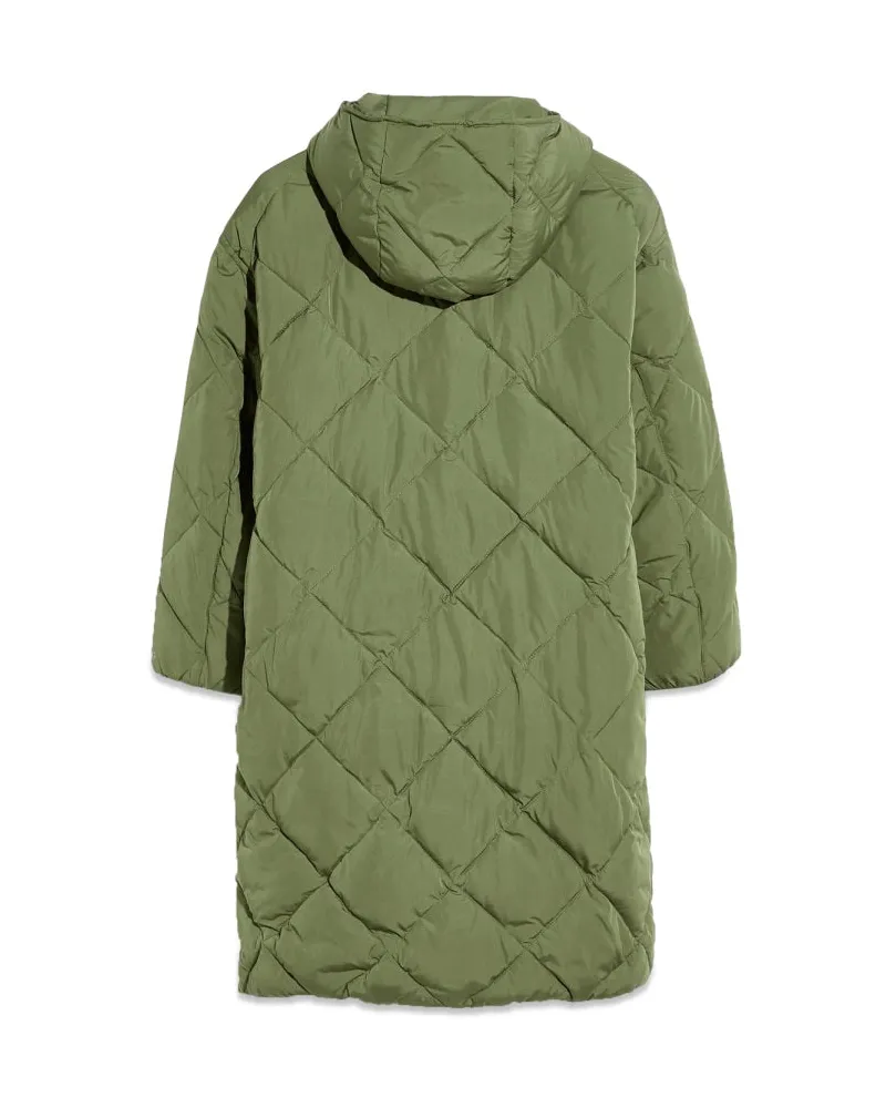 Bellerose Military Green Polyester Parka — Green Green