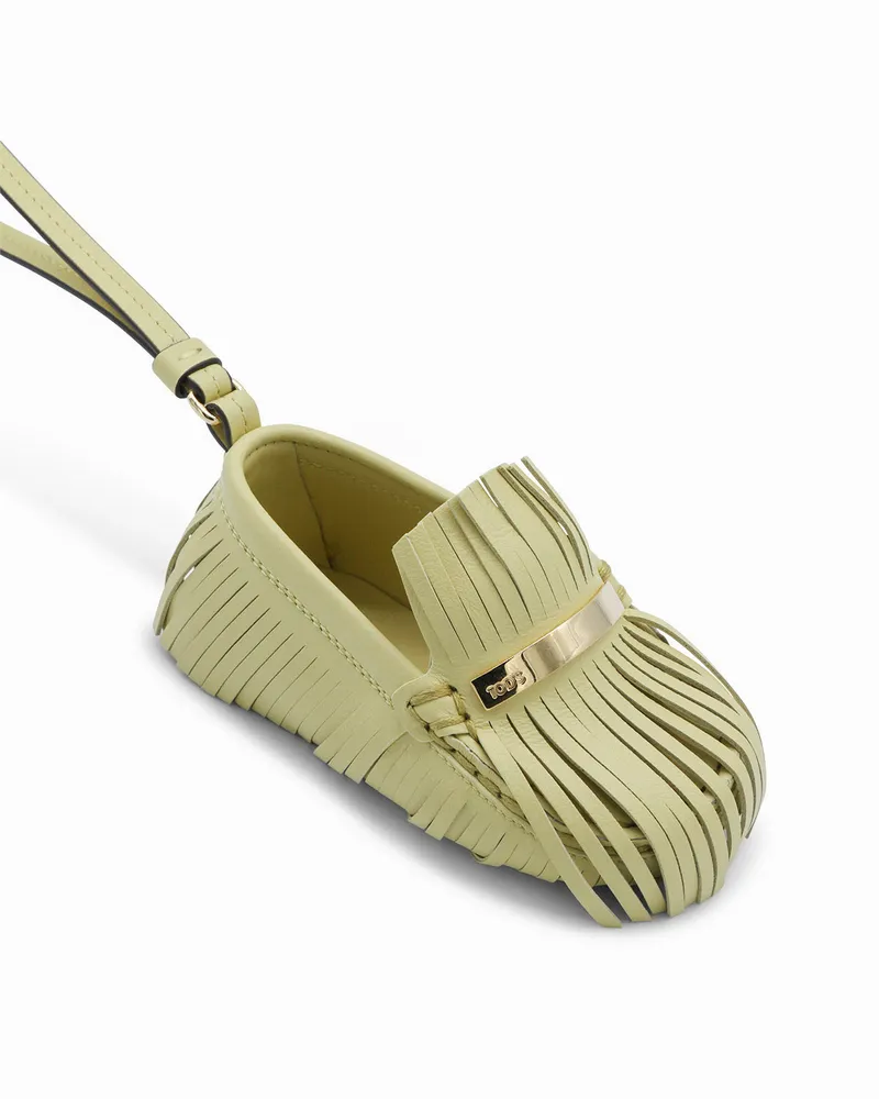 TOD'S Women's Keychains Flan _le Beige