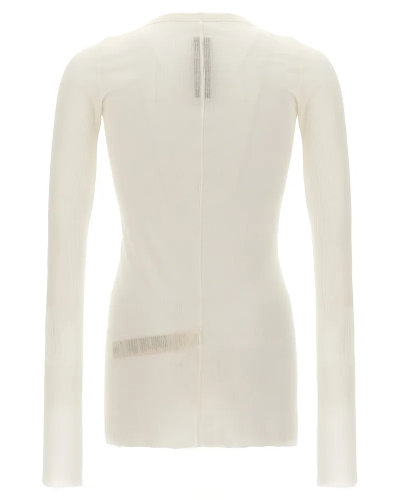 Rick Owens Men's White Viscose T-Shirt White