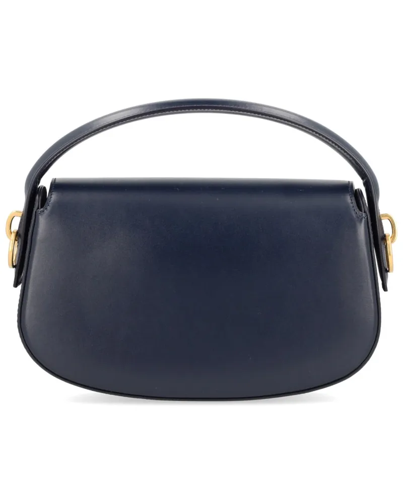 Saint Laurent Voltaire Shoulder Bag — Navy Navy