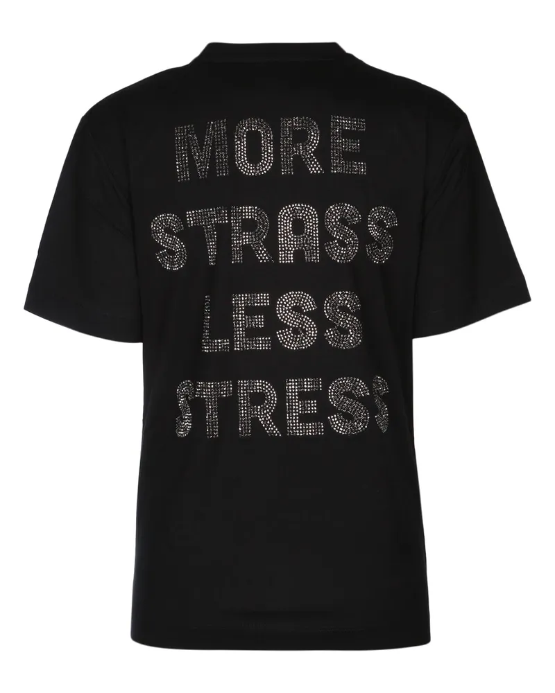 Pinko Women Strepitoso T-Shirt Black Jersey Black