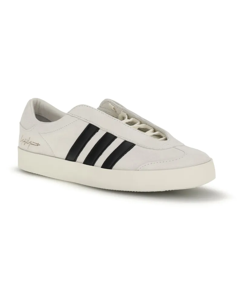 Y-3 Men's Gazelle Sneakers Owhite-Owhite-Black Owhite/owhite/black White