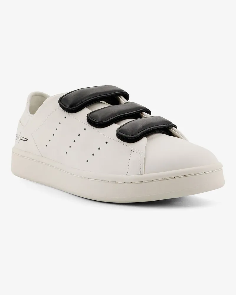adidas Women's Y-3 Stan Smith Velcro Leather Sneakers White Trainers White
