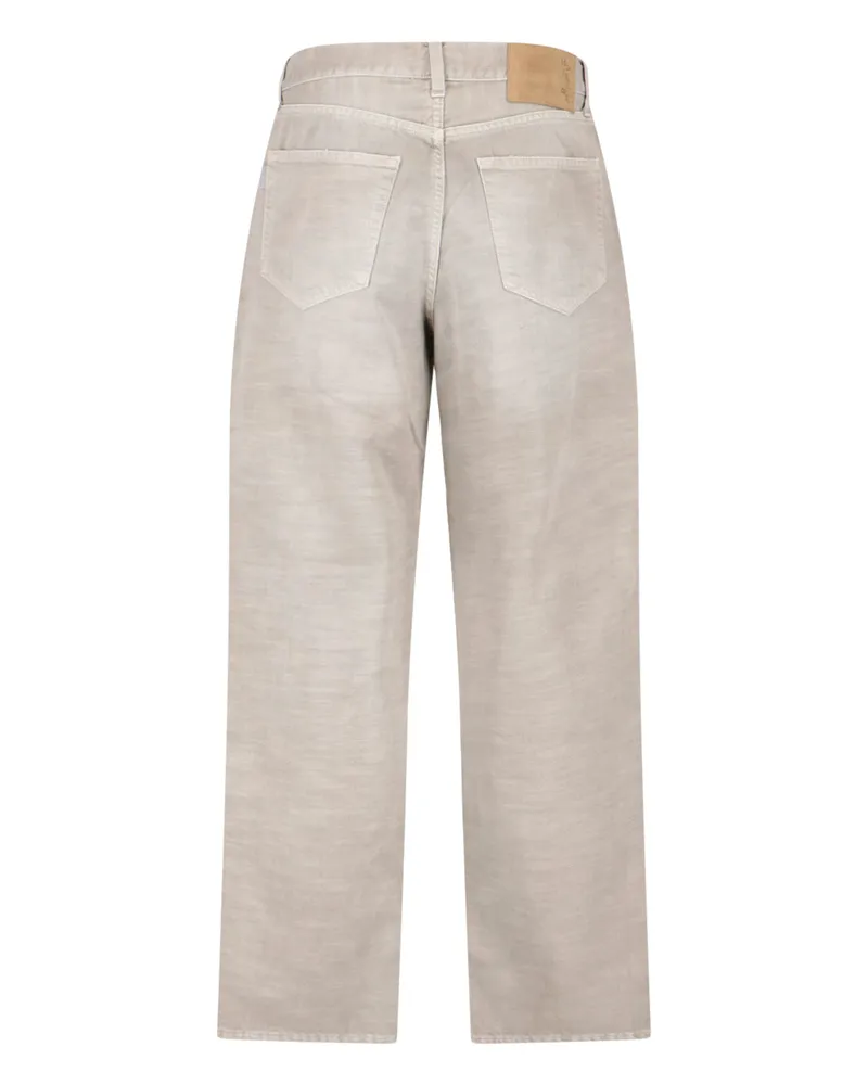 Haikure Men's Jeans Beige Cotton Beige