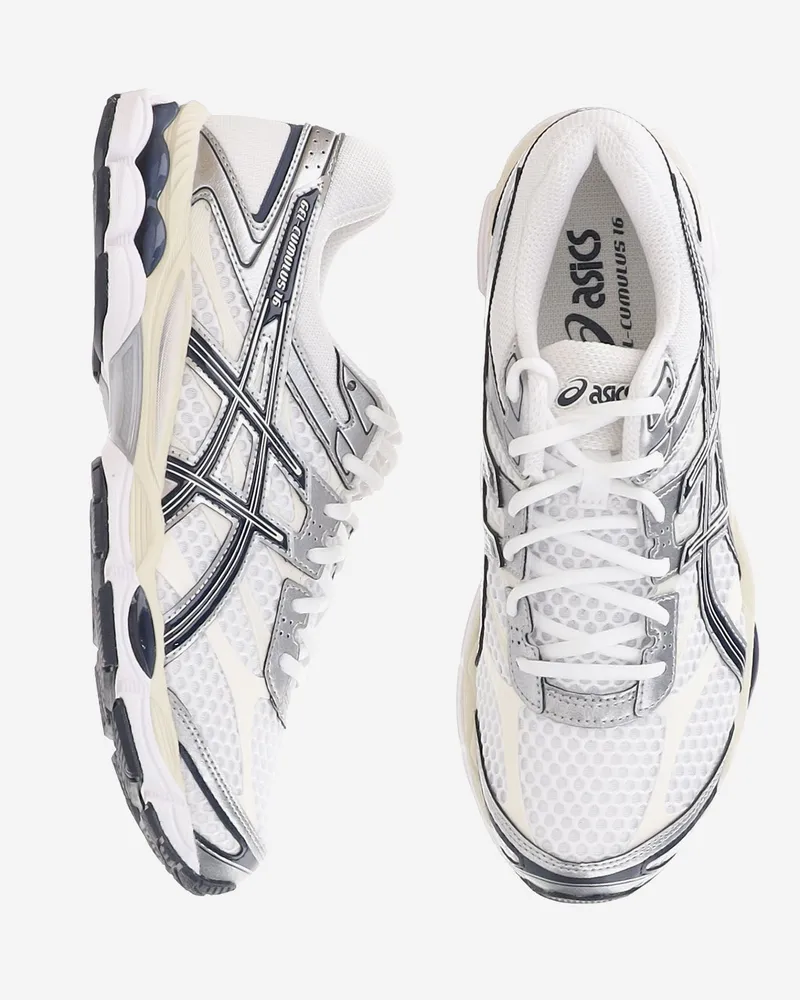 Asics Unisex Sneakers Gel-Cumulus 16 Multicolour Textile Trainers Multicolor
