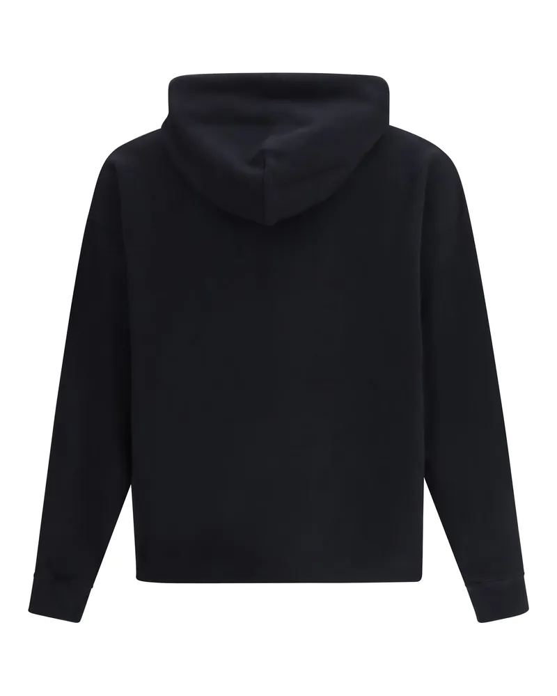 OFF-WHITE Men's Cotton Hoodie Black Sweatshirts Sweater Black