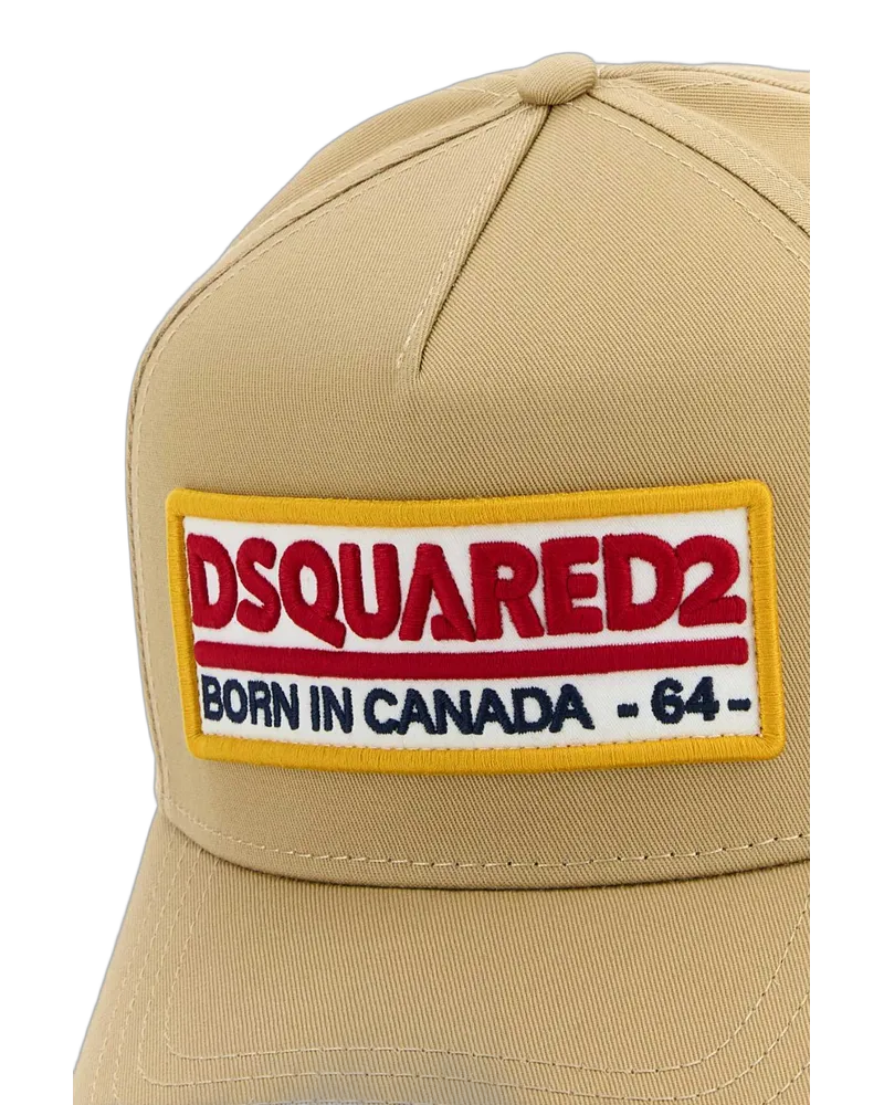 Dsquared2 5130 Exterior: Cotton Cappelli Hat Beige