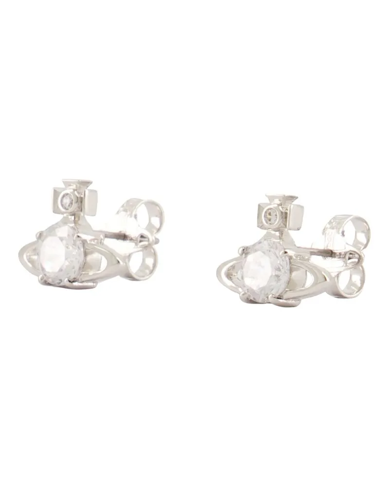 Vivienne Westwood Women's Reina Earrings Metal Grey Silver Jewelry-Watches Silver