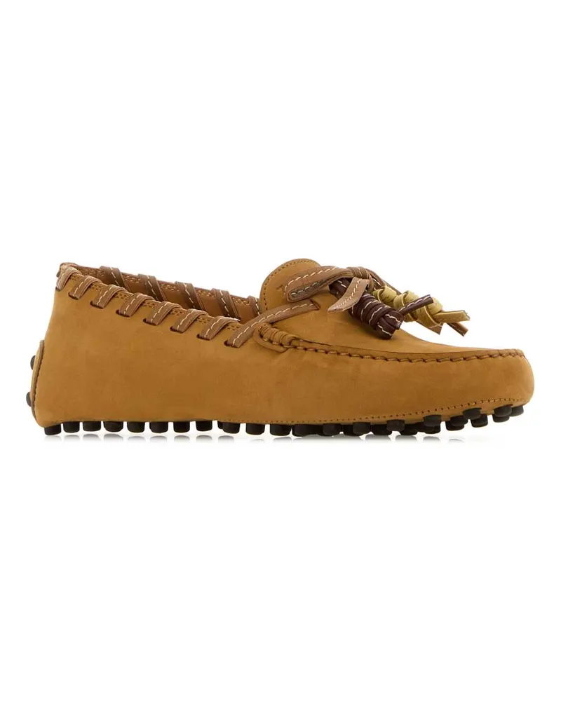TOD'S Women's Nappine Loafer Camel Leather Camel