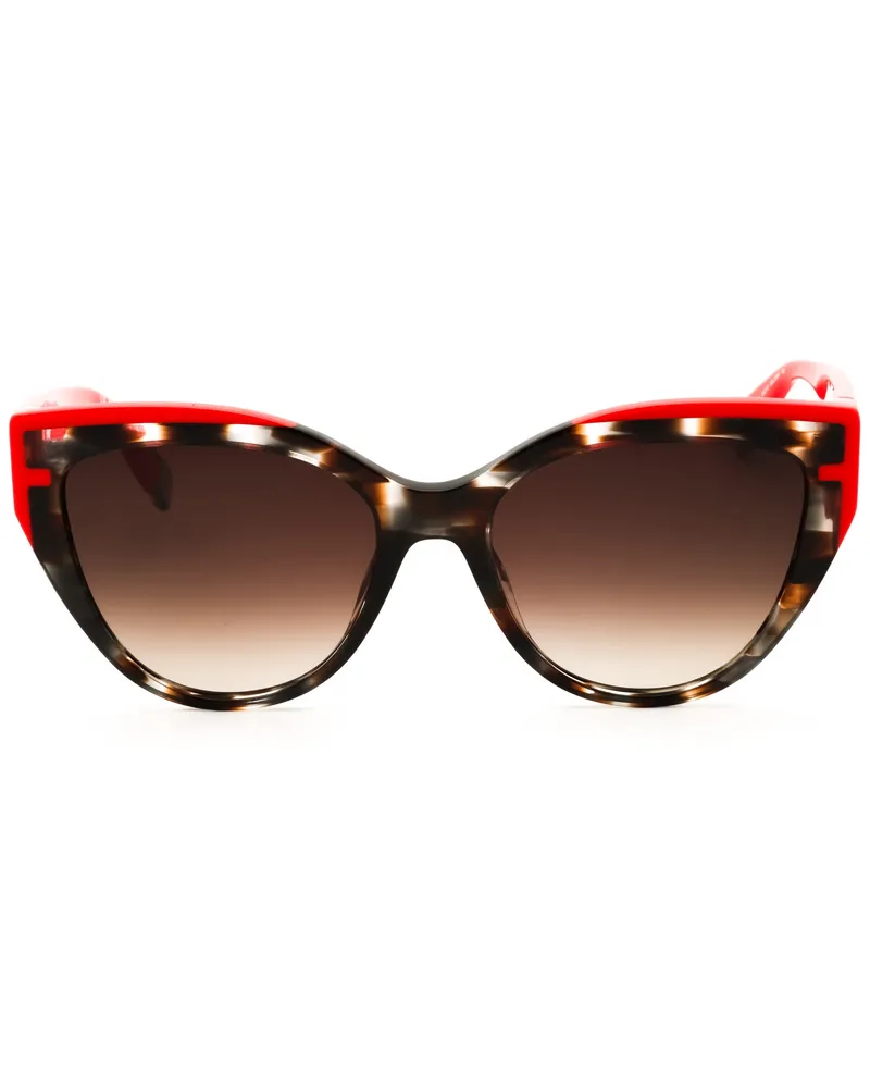 Furla Women's Sfu694 Sunglasses Brown Brown