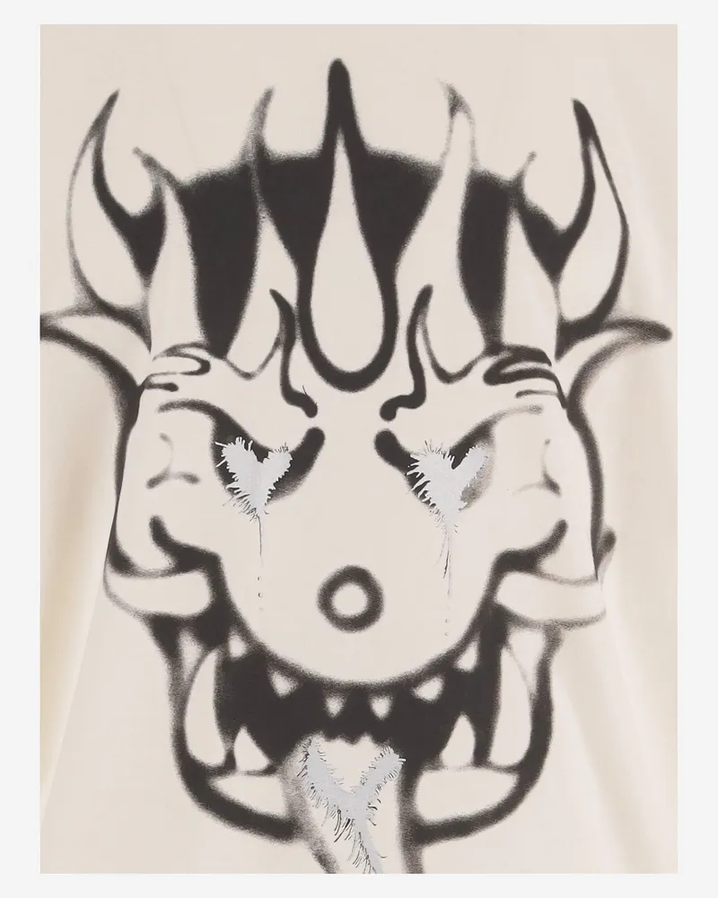 adidas Logo-Print Cotton T-Shirt — White White