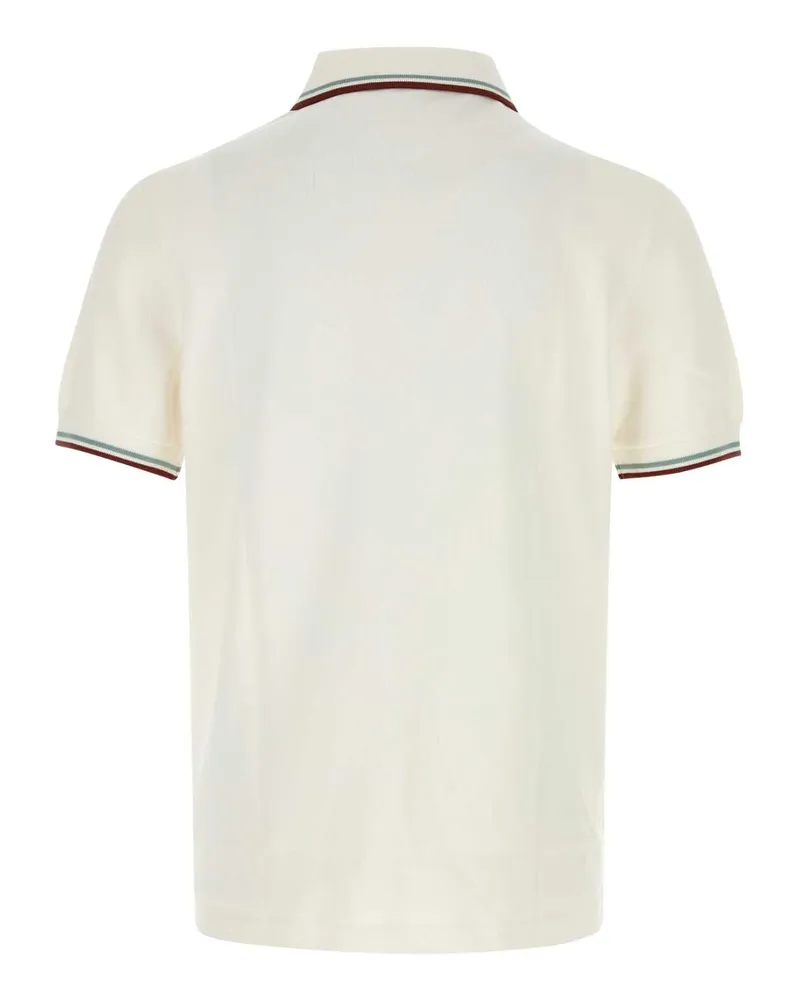 Fred Perry Twin Tipped Polo Shirt — White White