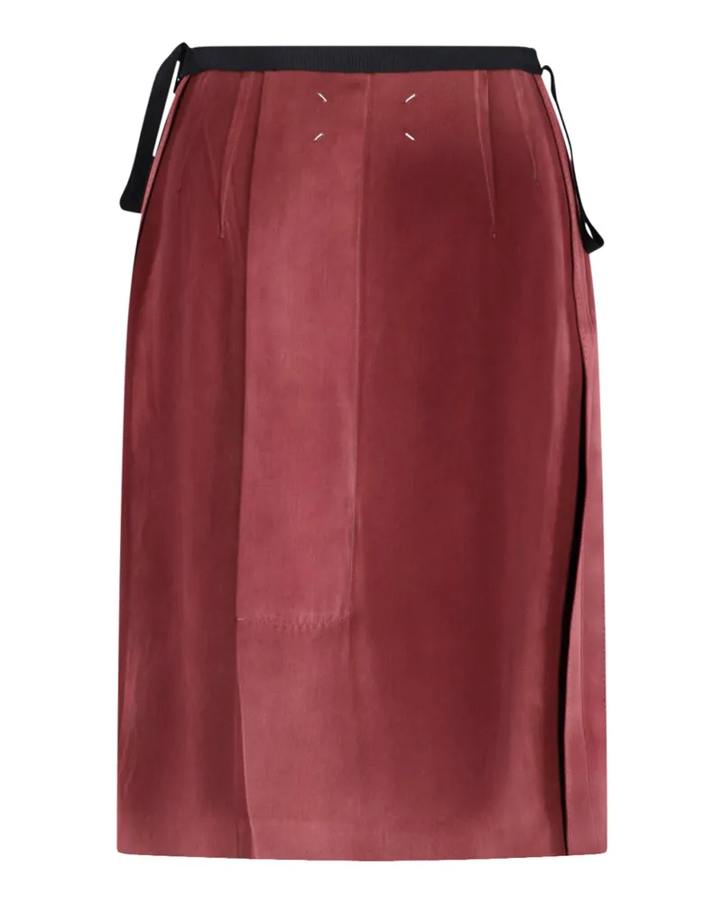 Maison Margiela Women's Skirts Red Viscose Red