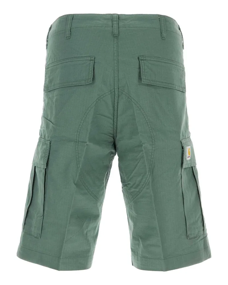 Carhartt WIP Men's Green Cotton Regular Cargo Short Duckgreen Exterior Green